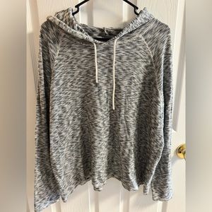 Aerie Long Sleeve Hooded Shirt